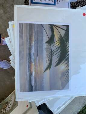 Paradisio Tropical Beach Seascape Art Print by Diane Romanello